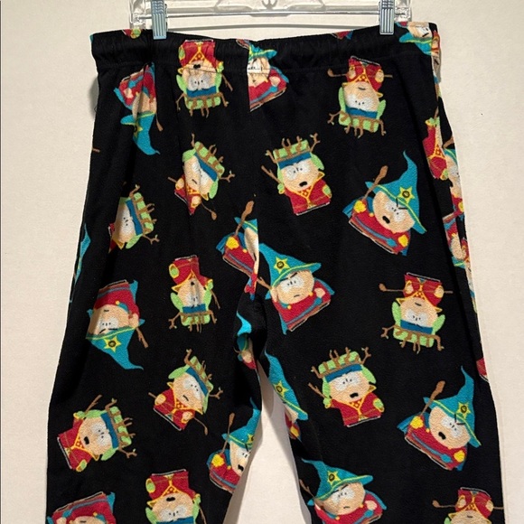Southpark Men's Pajama Pants. Flannel. Black.  Size XL - Picture 6 of 11